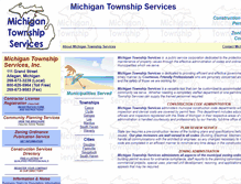 Tablet Screenshot of michigantownshipservices.org